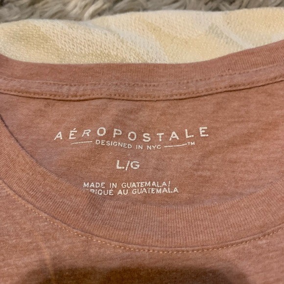 Aeropostale - Dusty Rose - Sz. L Super Soft T-Shirt - Picture 2 of 5